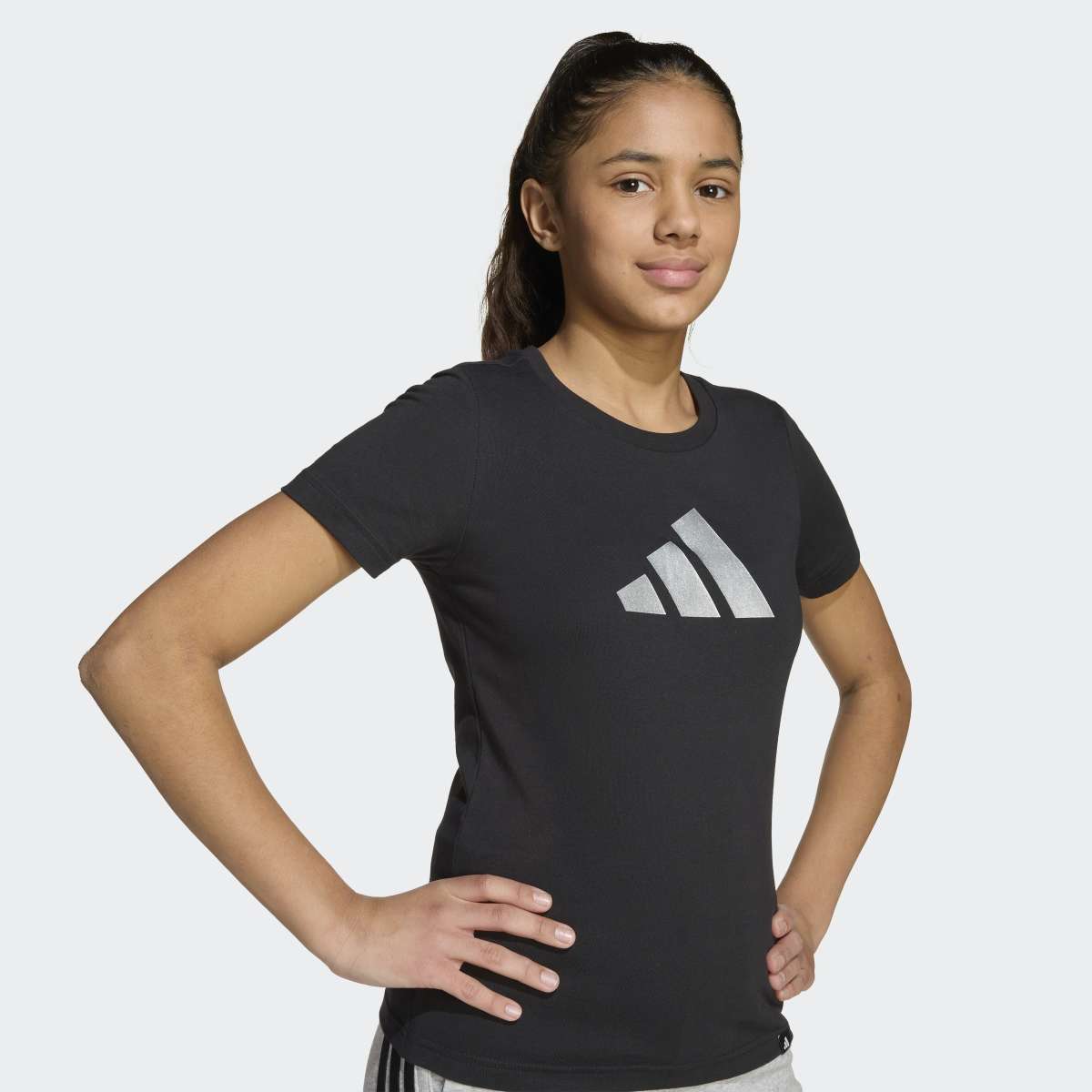 T-shirt de Menina Everyday Glam Preto-5
