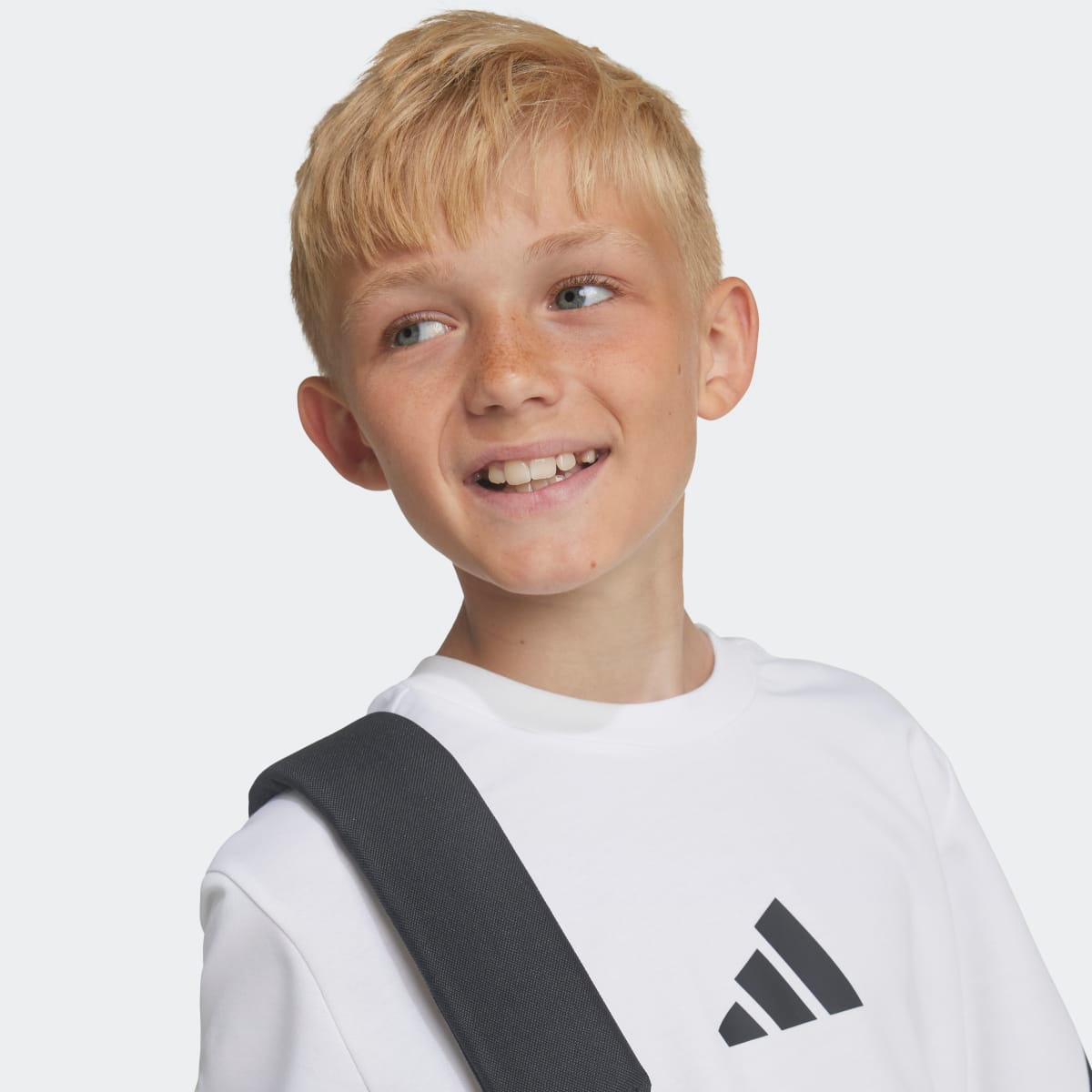 T-shirt de menino Z.N.E Adidas Branco-7