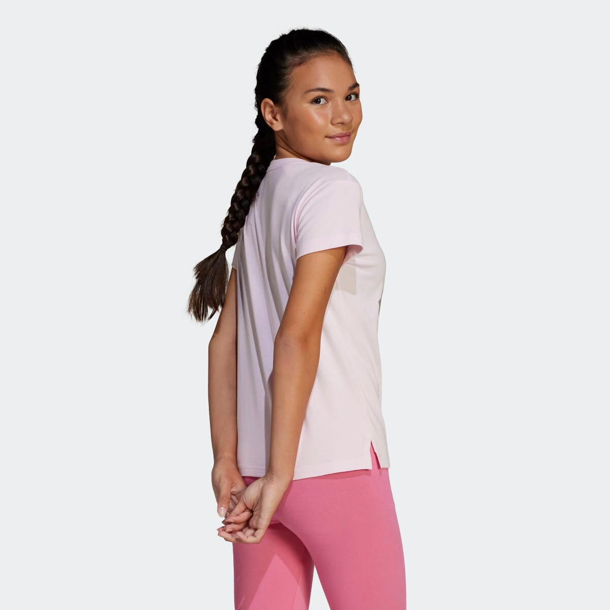 T-shirt de Menina Season Essentials Glam Rosa-2