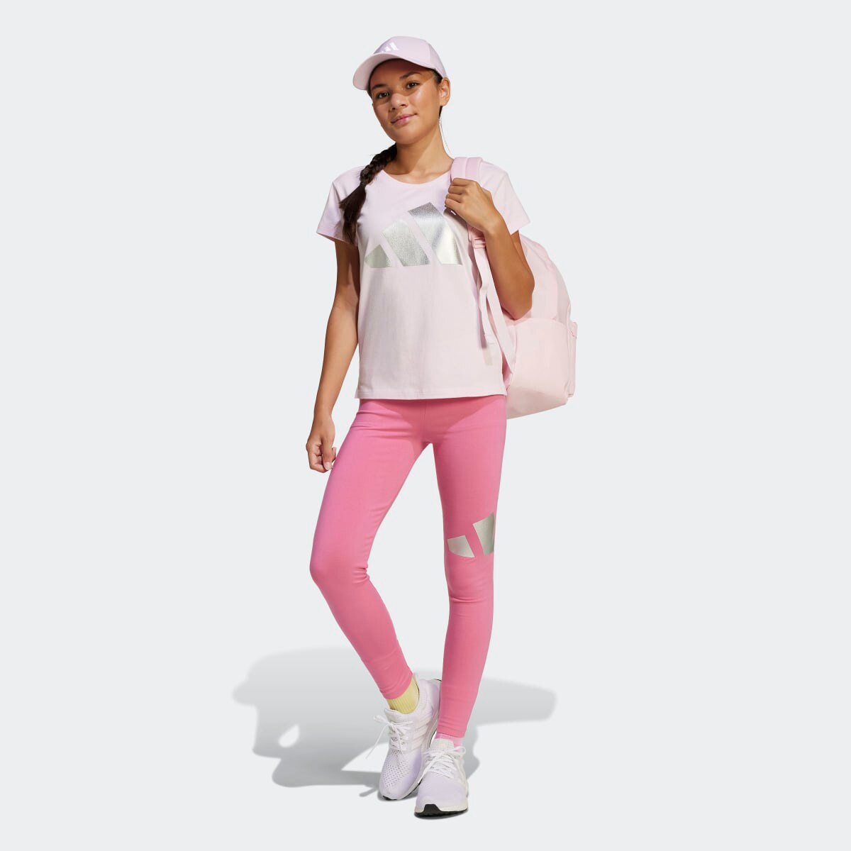 T-shirt de Menina Season Essentials Glam Rosa-5