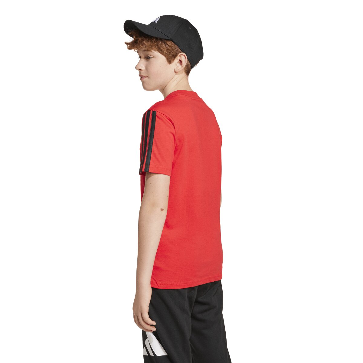 T-shirt de criança Essentials Vermelho-4
