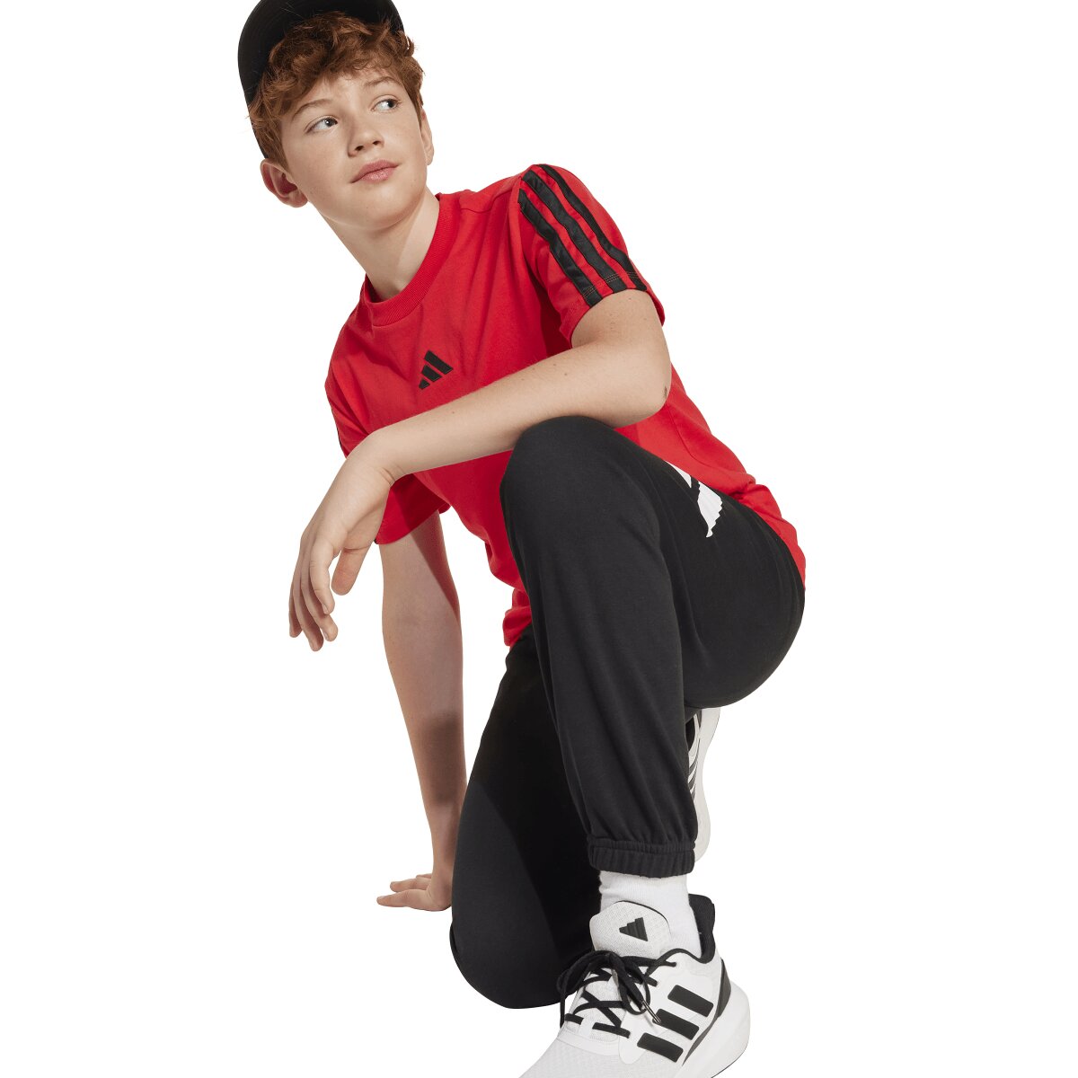 T-shirt de criança Essentials Vermelho-5