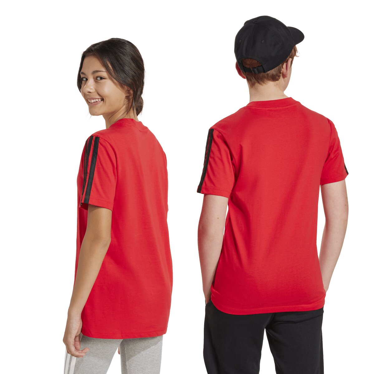 T-shirt de criança Essentials Vermelho-8