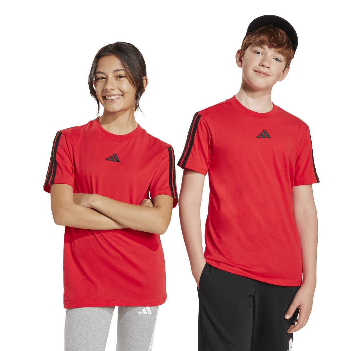 T-shirt de criança Essentials Vermelho-9