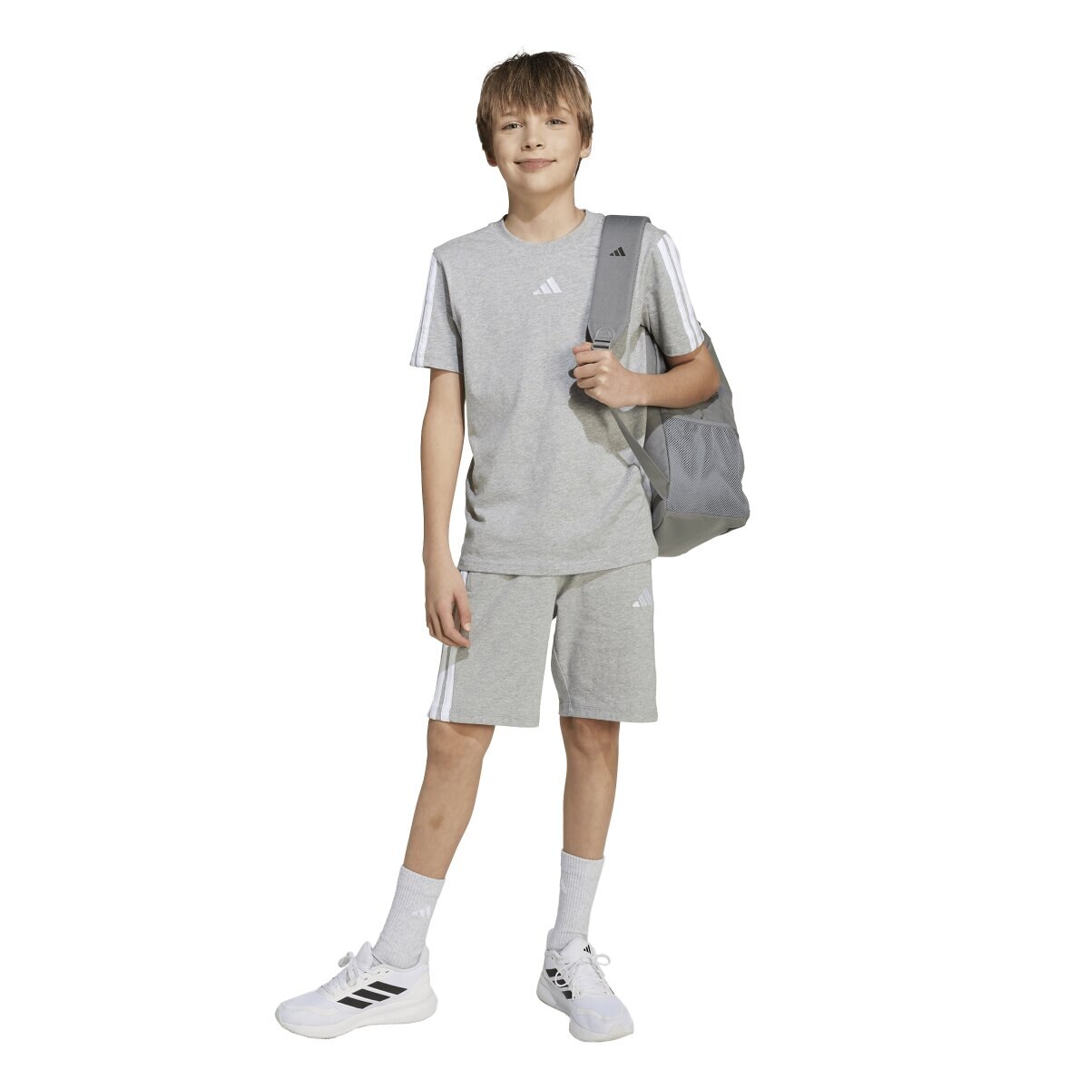 T-shirt de criança Essentials Cinzento-4