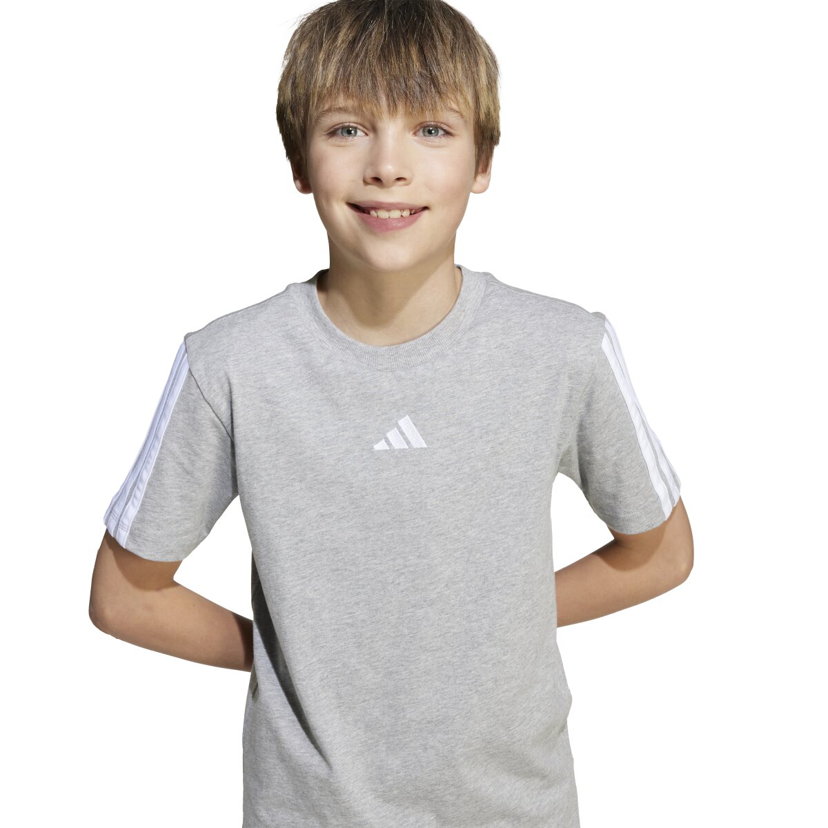 T-shirt de criança Essentials Cinzento-5