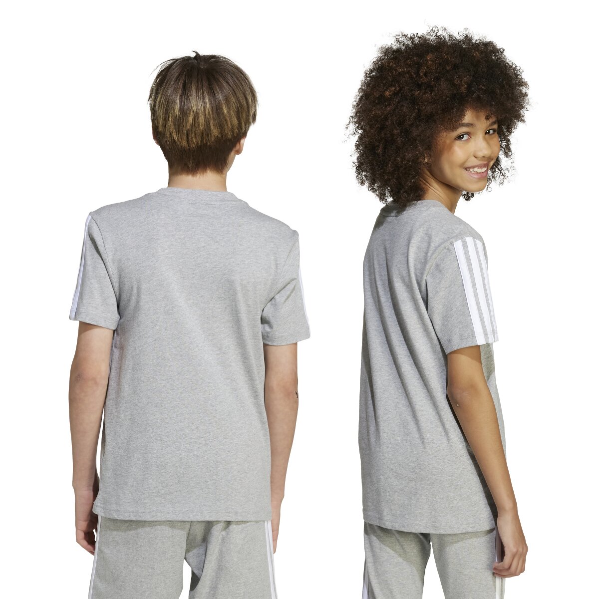 T-shirt de criança Essentials Cinzento-7