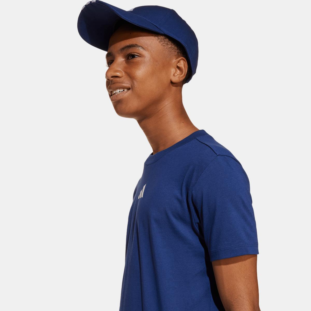 T-shirt de criança Essentials Azul-4