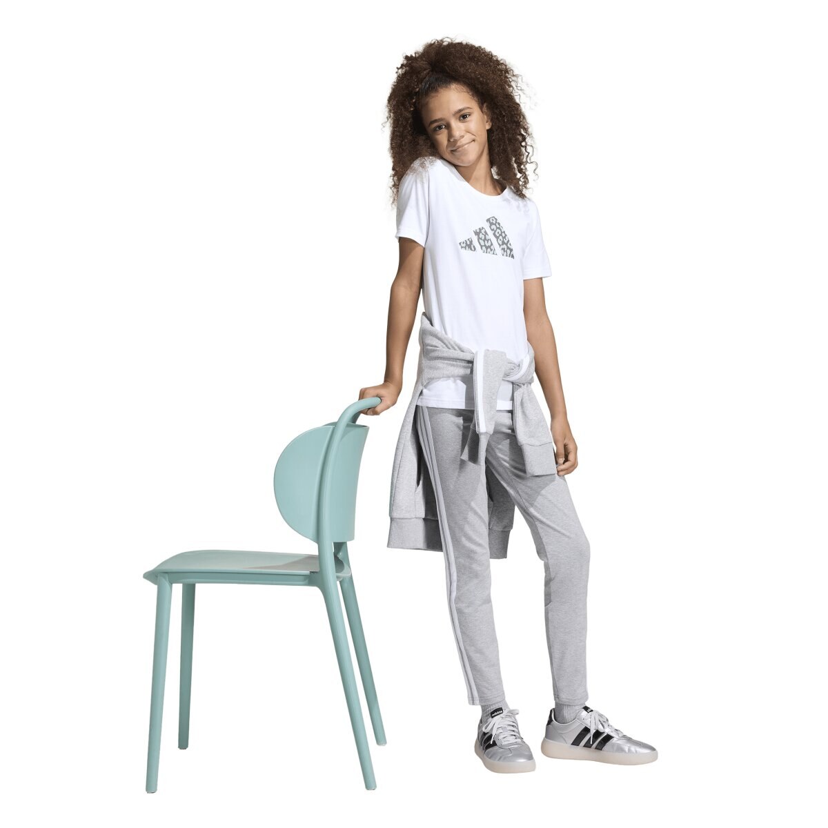T-shirt de Menina Table Tee Branco-3