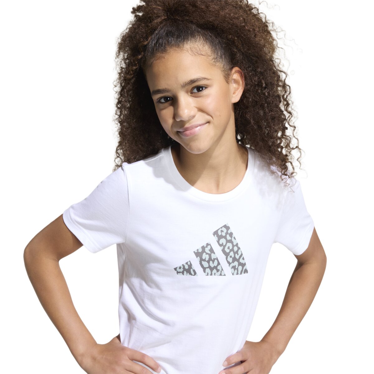 T-shirt de Menina Table Tee Branco-4