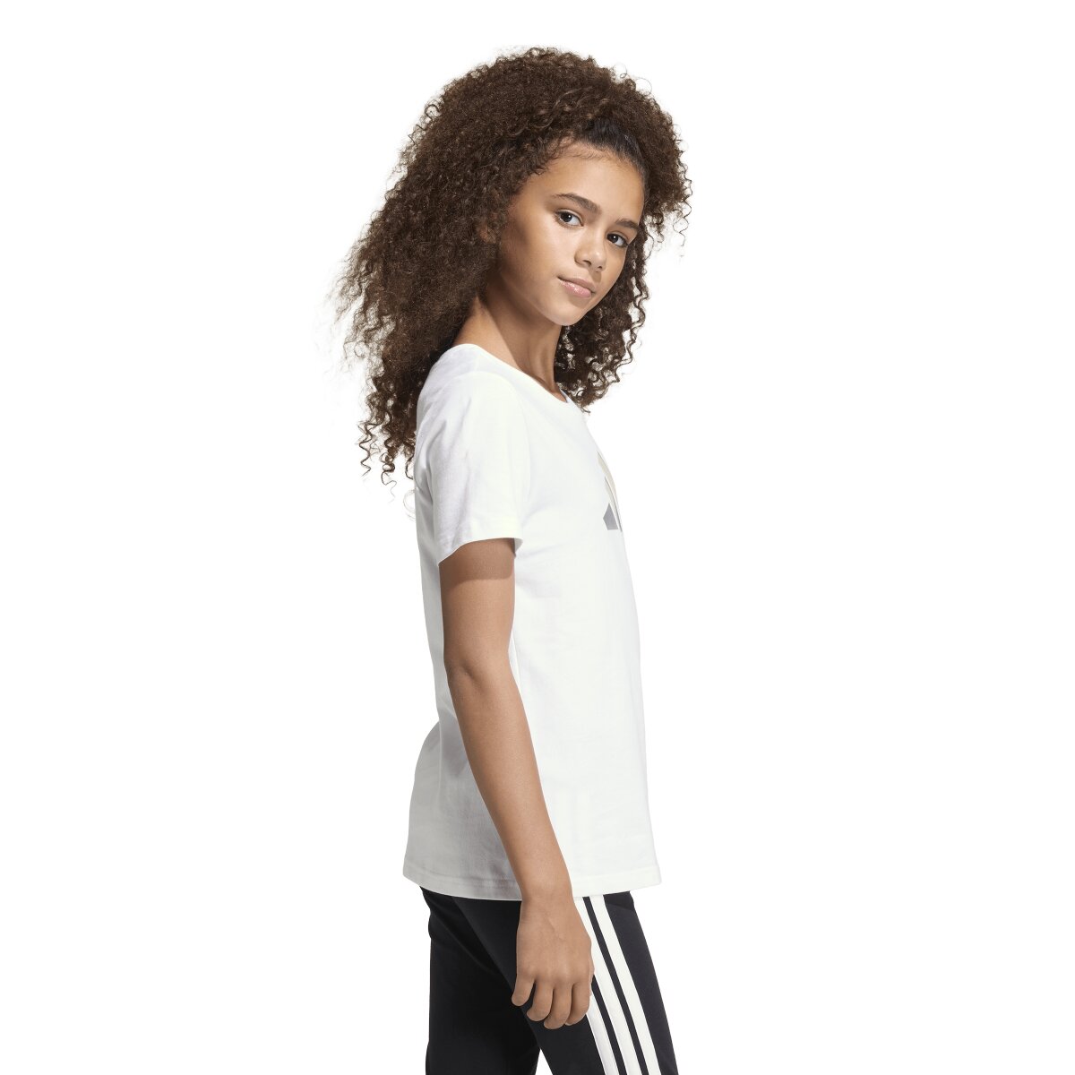 T-shirt de Menina Table Tee Branco-2