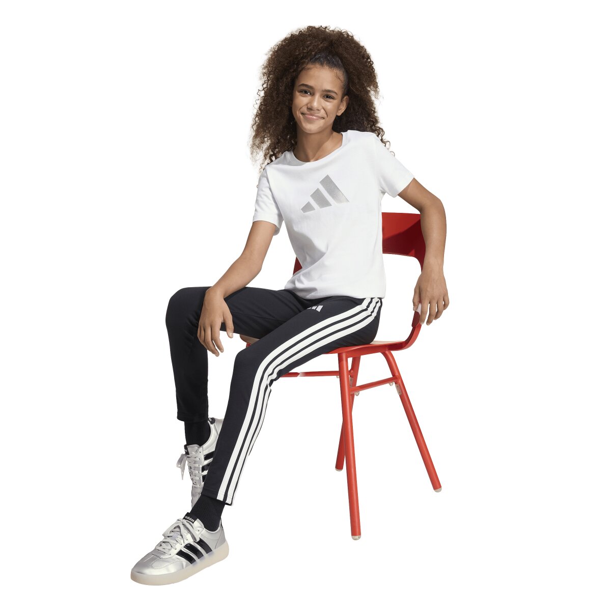 T-shirt de Menina Table Tee Branco-3