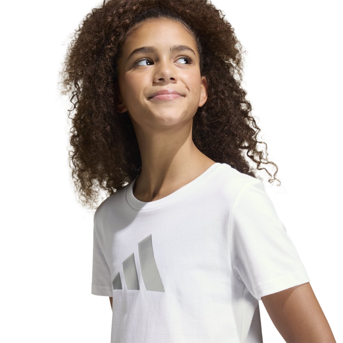 T-shirt de Menina Table Tee Branco-4