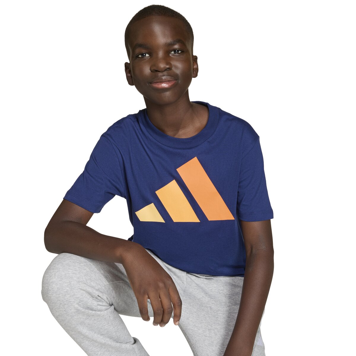 T-shirt de criança Essentials Azul-6