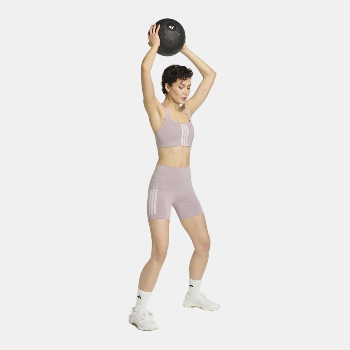 Top de Mulher Optime 3 Stripes Violeta-3