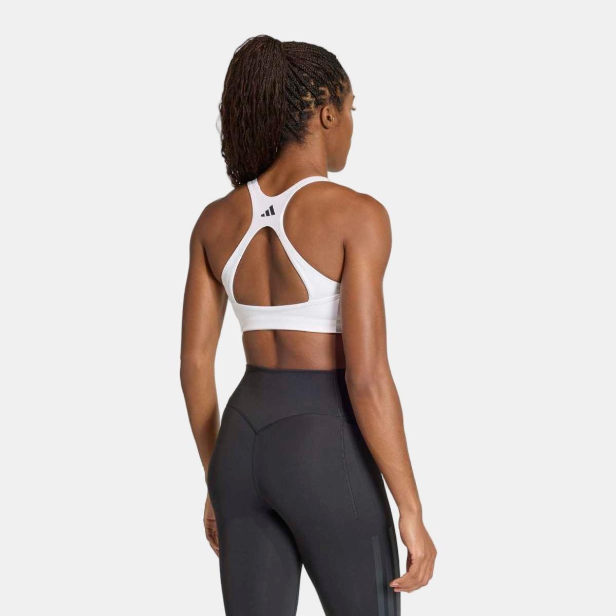 Top de Mulher Optime 3 Stripes Branco-2