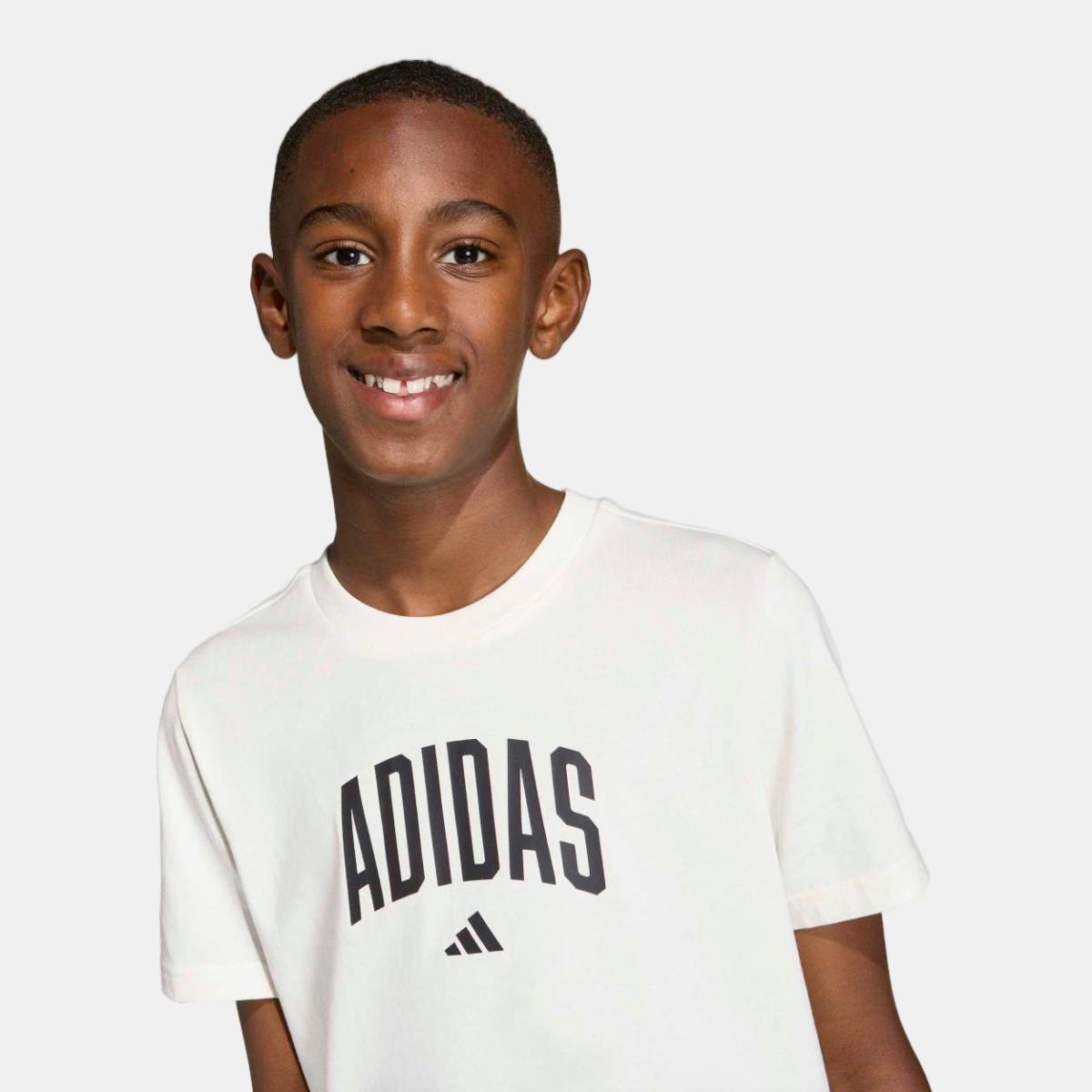 T-shirt de Criança Colleg Branco-4