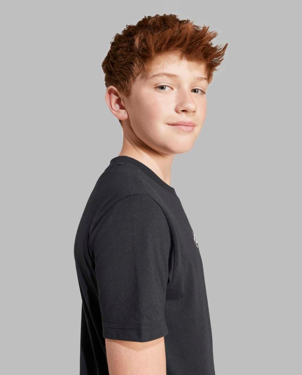 T-shirt de Criança Essentials Preto-7