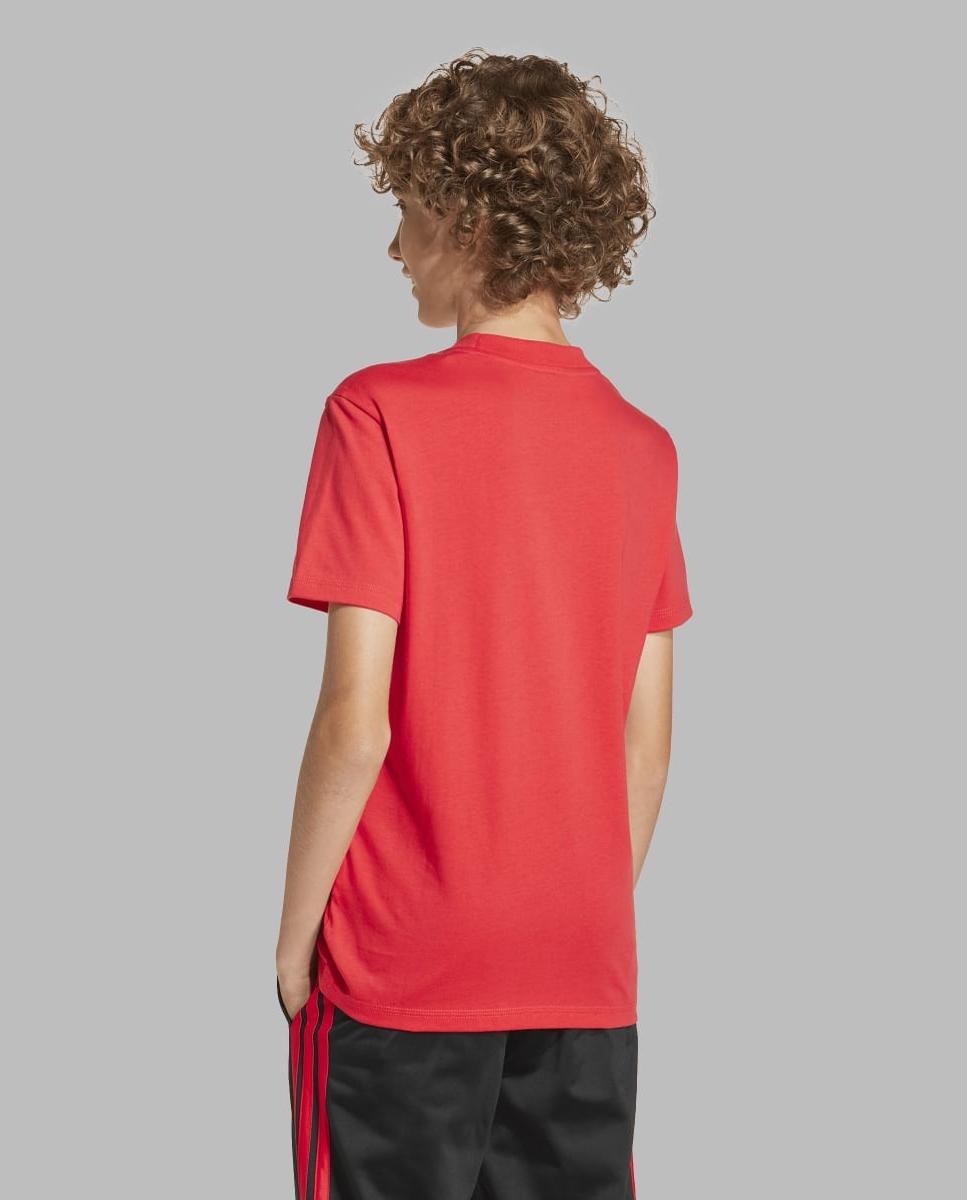 T-shirt de Criança Essentials Vermelho-4