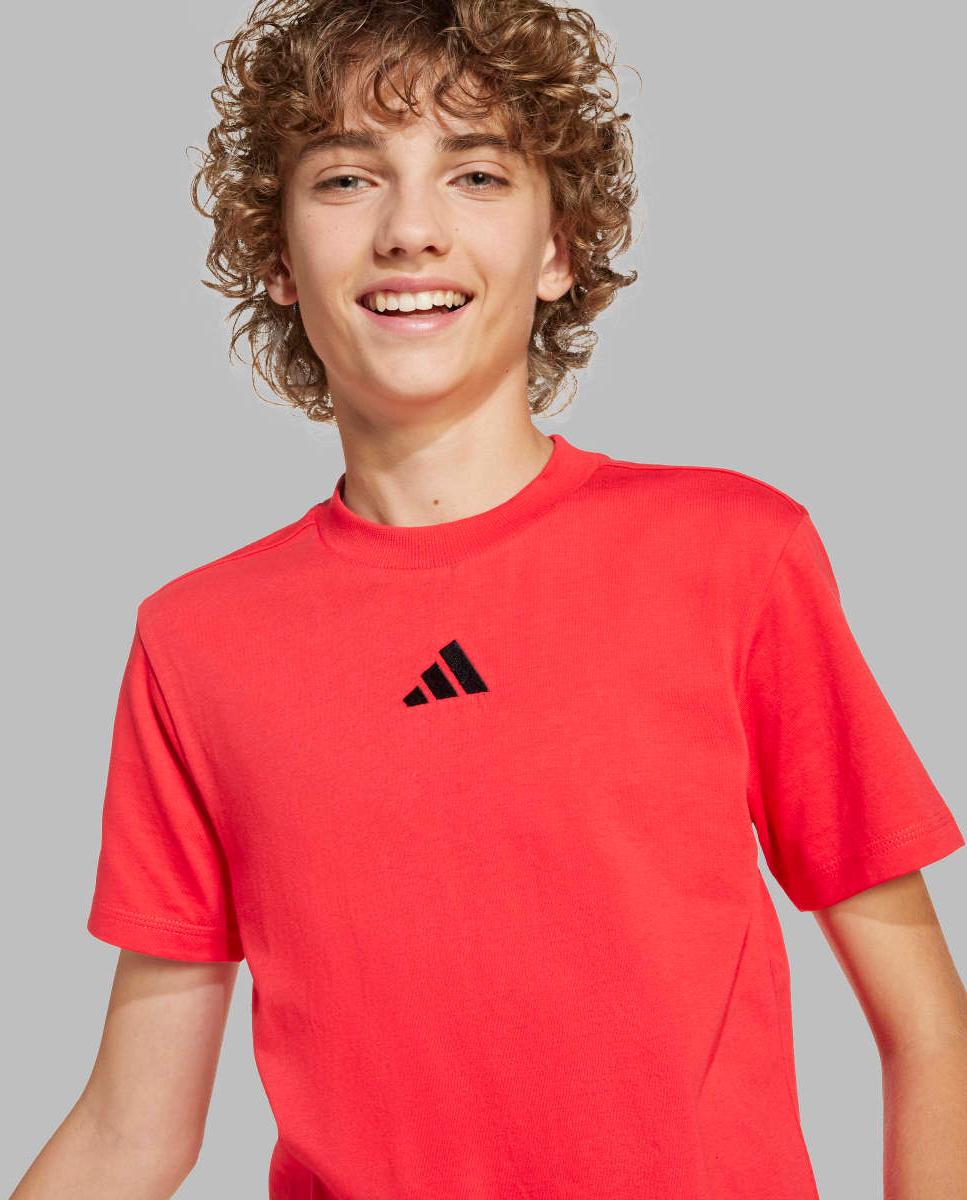 T-shirt de Criança Essentials Vermelho-5