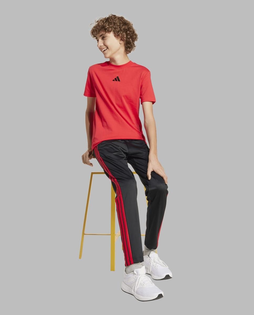 T-shirt de Criança Essentials Vermelho-6