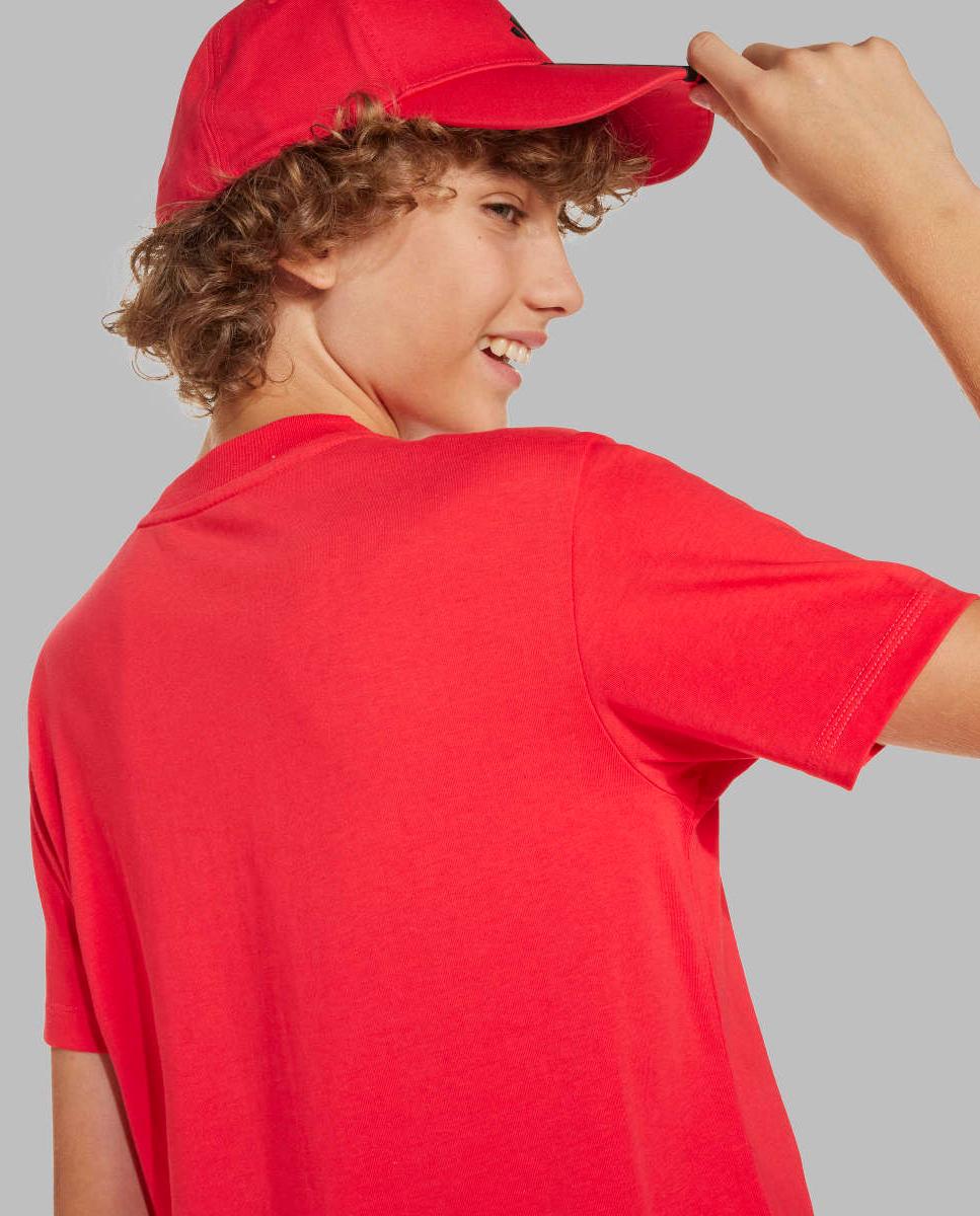 T-shirt de Criança Essentials Vermelho-7