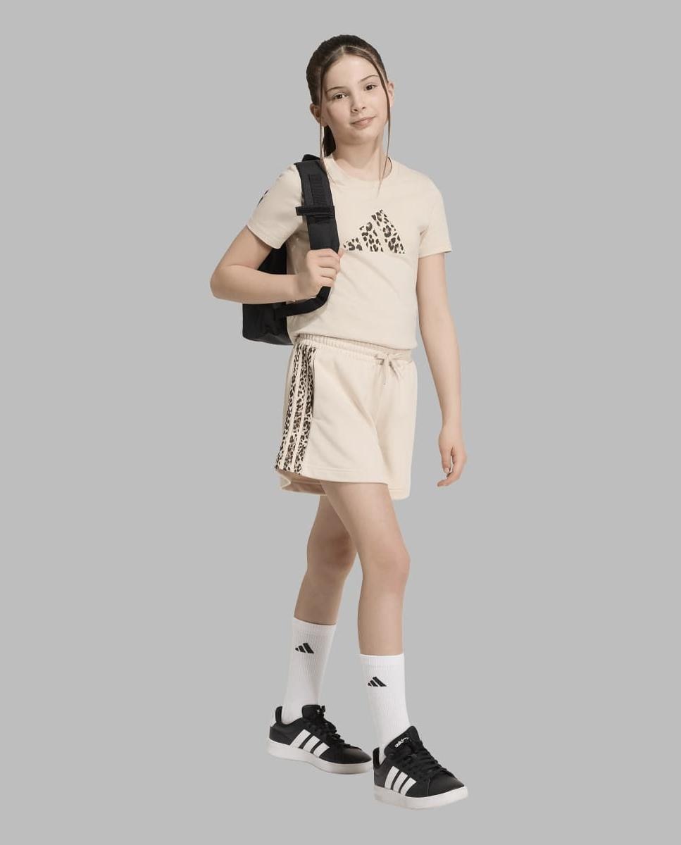 T-shirt de Menina Seasonals Animal Bege-3