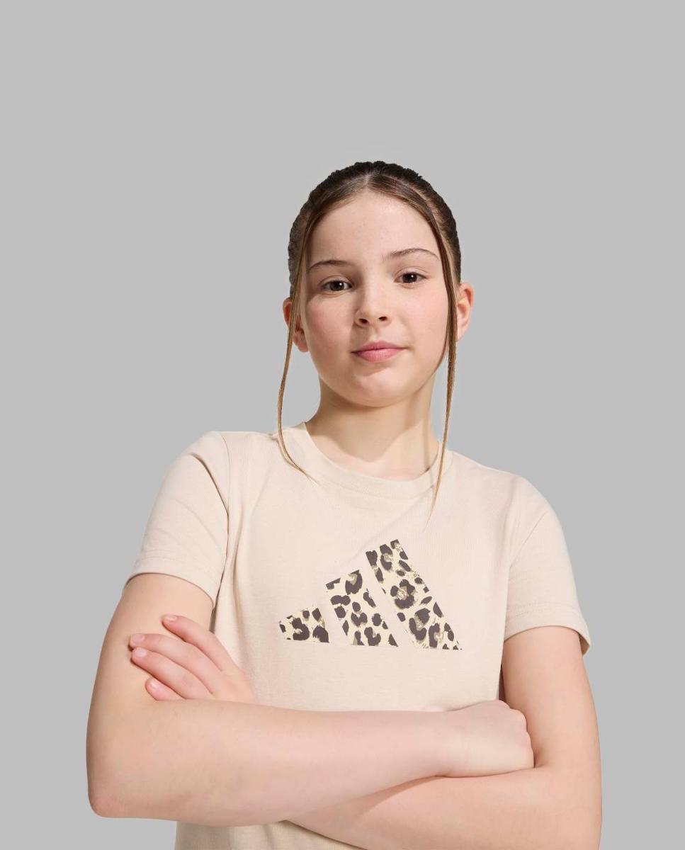 T-shirt de Menina Seasonals Animal Bege-4