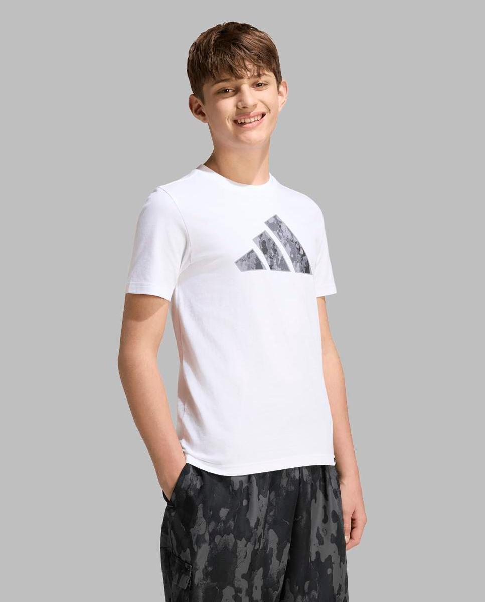 T-shirt de Criança Seasonals Camo Branco-3