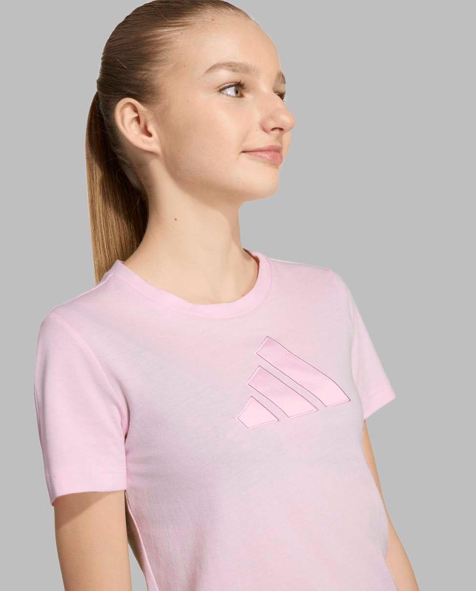 T-shirt de Menina Seasonals Satin Rosa-4