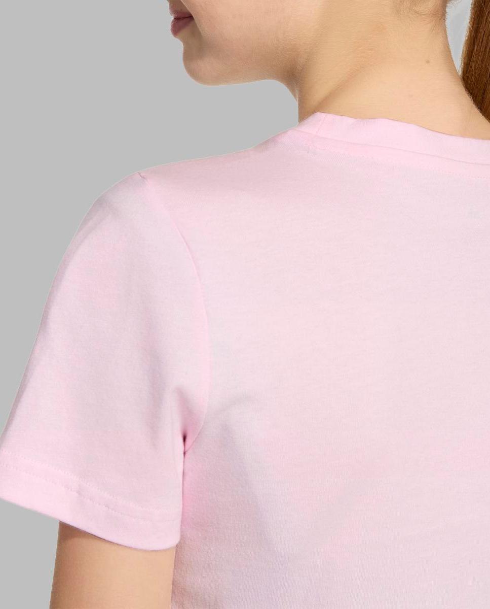 T-shirt de Menina Seasonals Satin Rosa-5