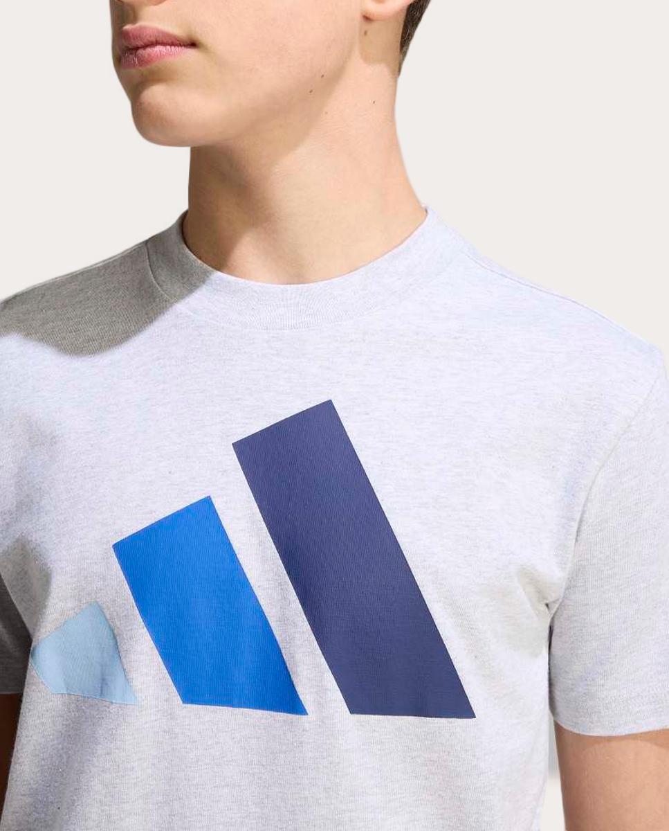 T-shirt de Criança Essentials Cinzento-4