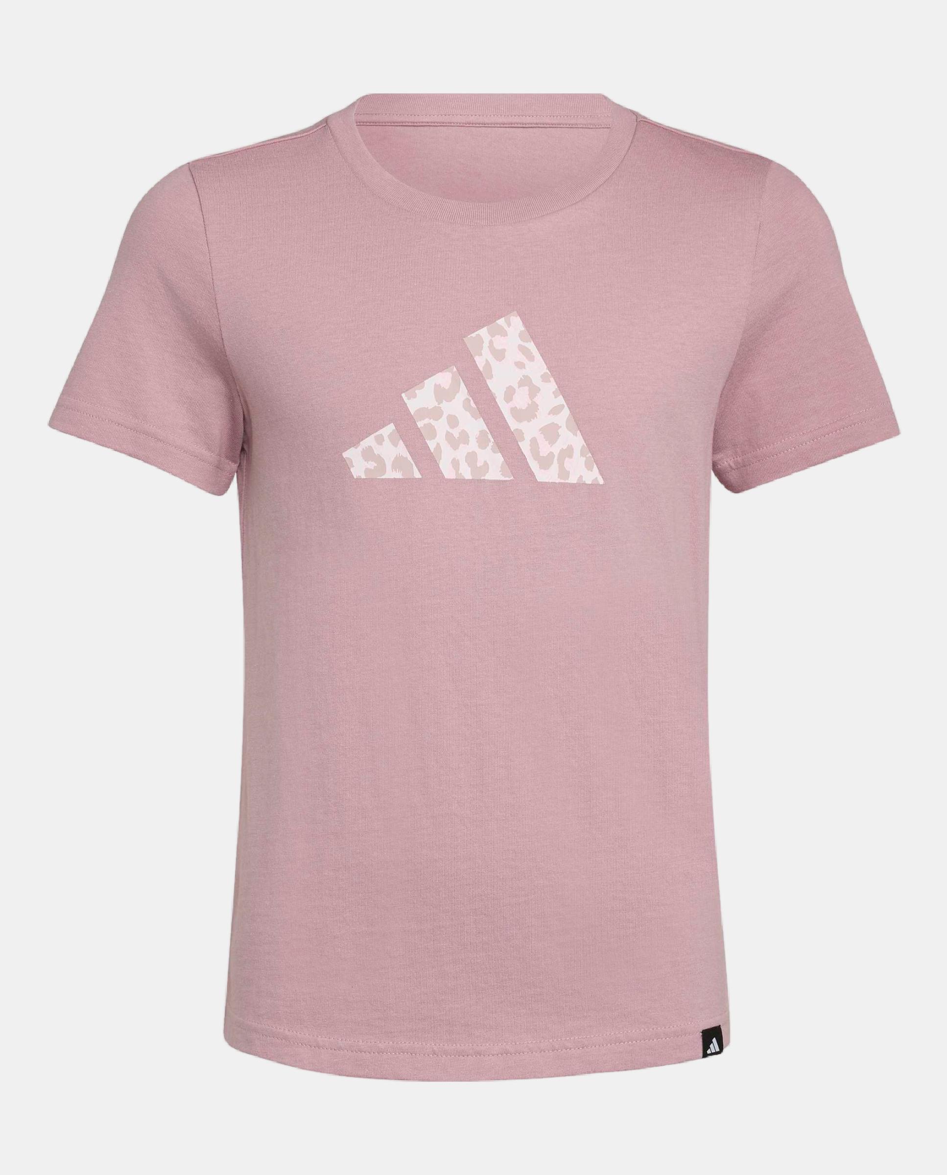 T-shirt de Menina com Animal Print Rosa-6