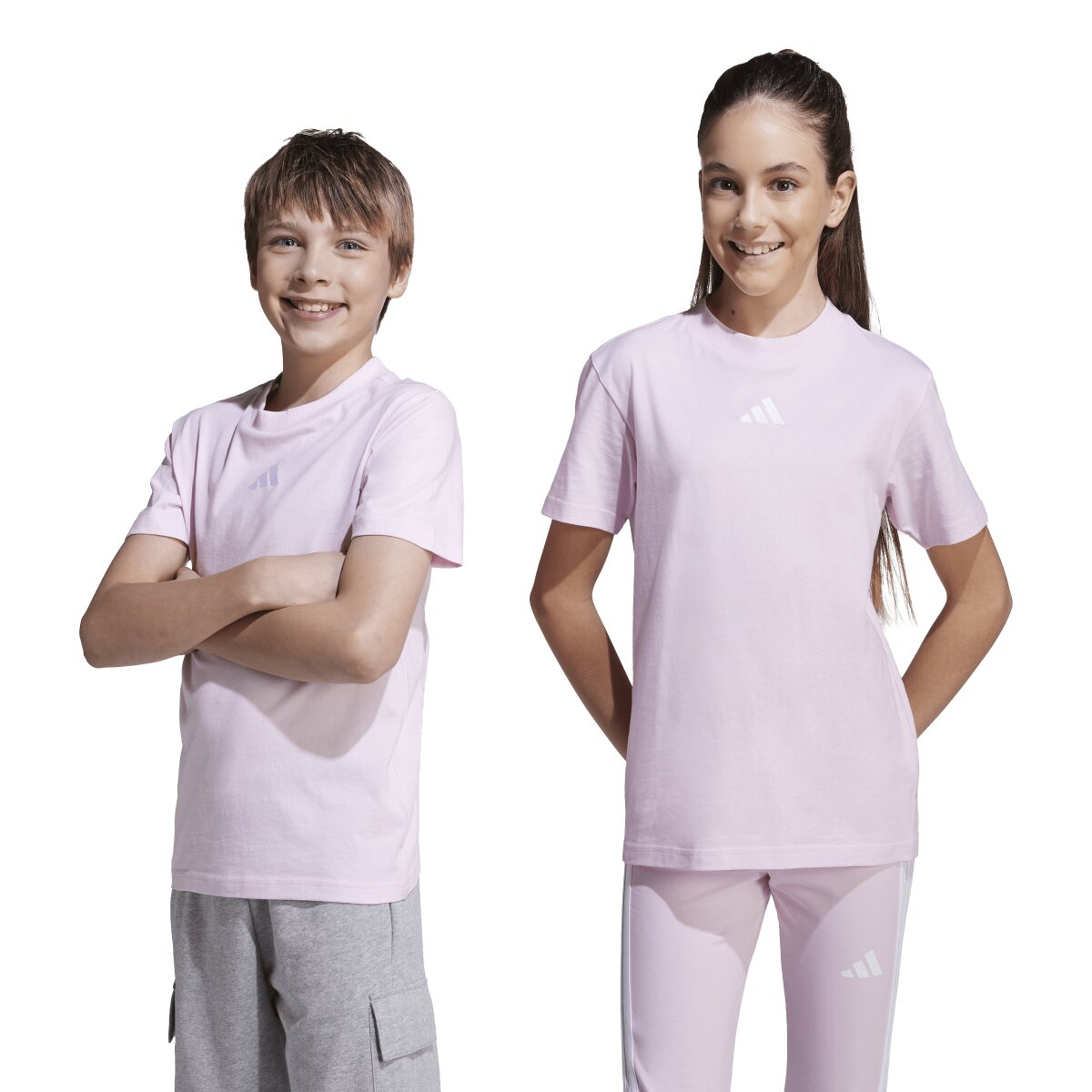 T-shirt de Menina Essentials Rosa-8