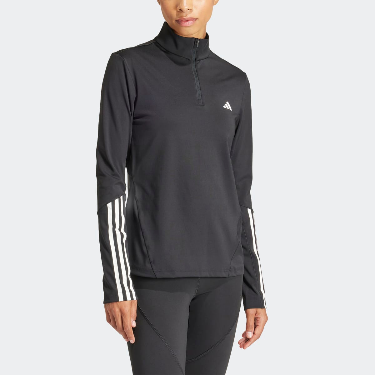 Sweatshirt de Mulher Hyperglam Training Quarter-Zip Preto-1