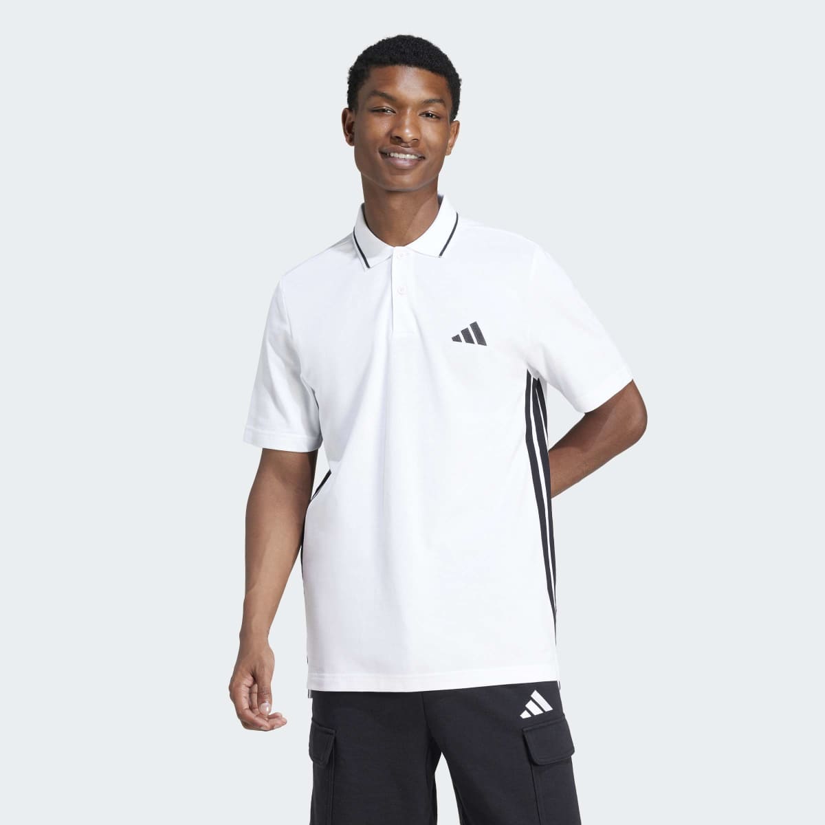 Imagem 0 de Polo de Homem Essentials Piqué 3 Faixas