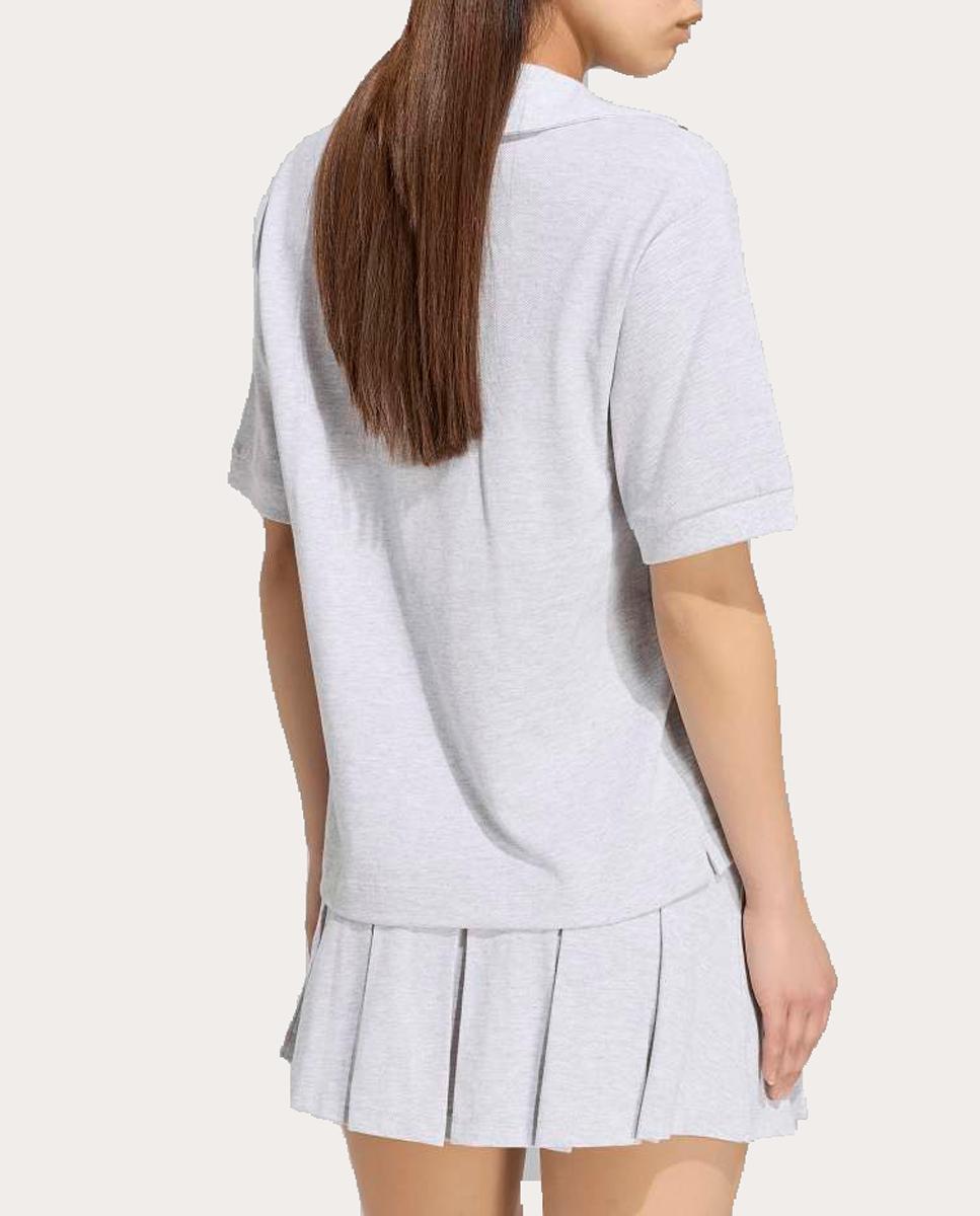 Polo de Mulher Essentials Seasonal Cinzento-2