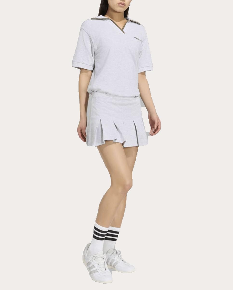 Polo de Mulher Essentials Seasonal Cinzento-3
