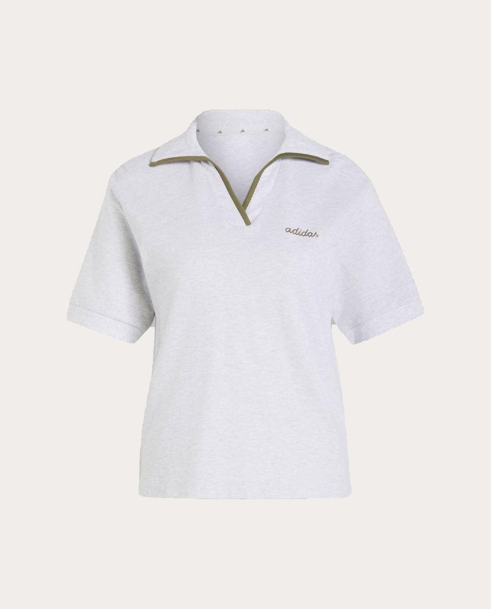 Polo de Mulher Essentials Seasonal Cinzento-6