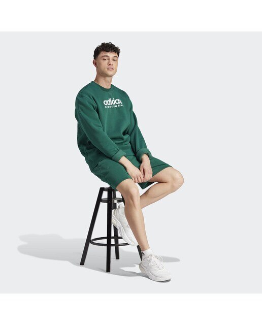 Sweatshirt de Homem ALL SZN Graphic Verde-4