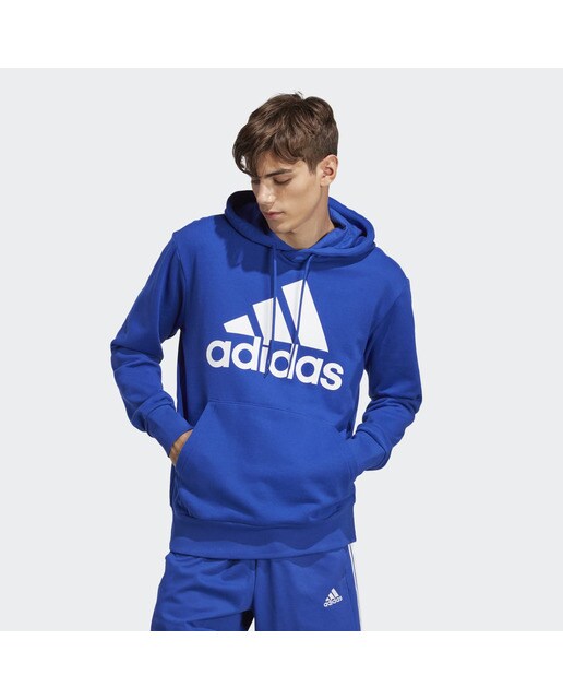 Sweatshirt de Homem Essentials French Terry Big Logo Azul-1