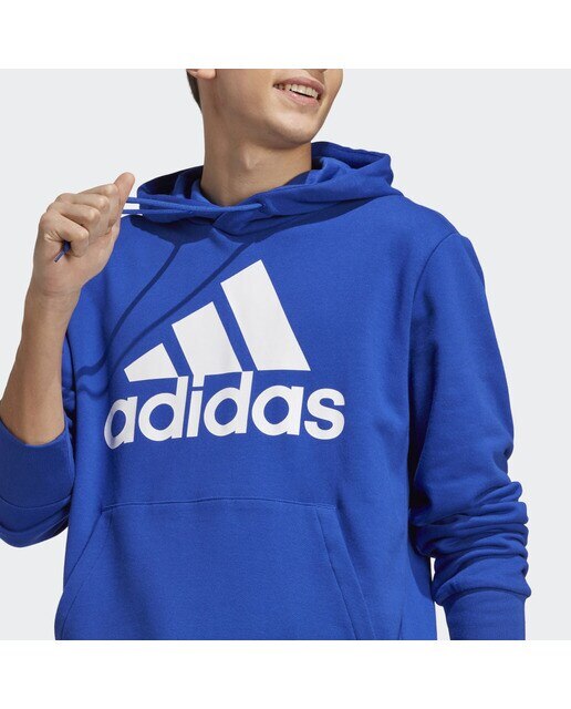 Sweatshirt de Homem Essentials French Terry Big Logo Azul-3