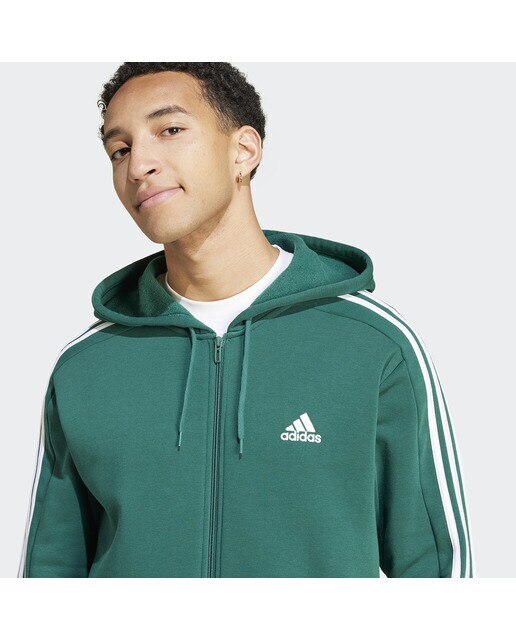 Sweatshirt Essentials Fleece 3 faixas Verde-3
