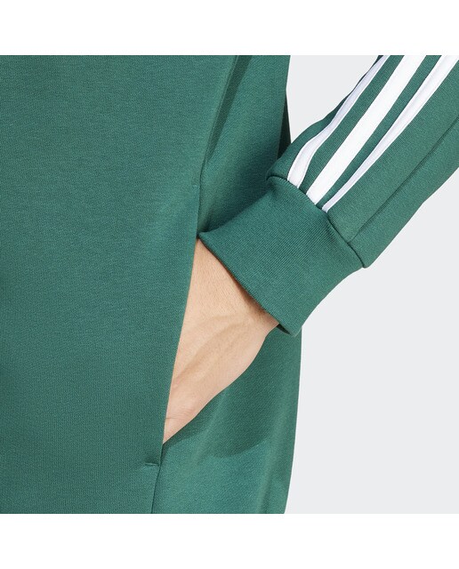 Sweatshirt Essentials Fleece 3 faixas Verde-4