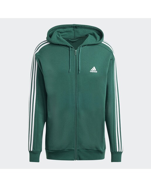 Sweatshirt Essentials Fleece 3 faixas Verde-5