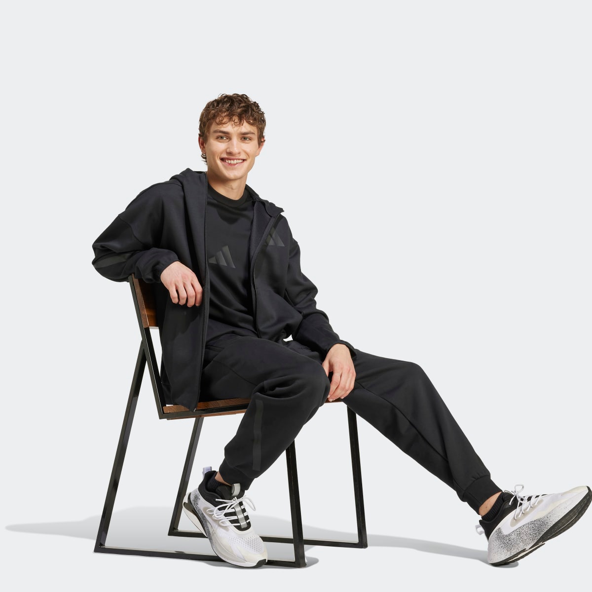 Sweatshirt de Homem Z.N.E. New Preto-5