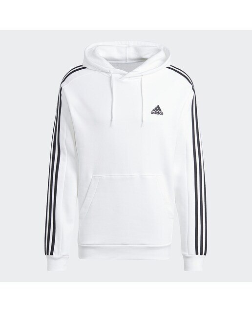Sweatshirt Essentials Fleece 3 faixas Branco-5