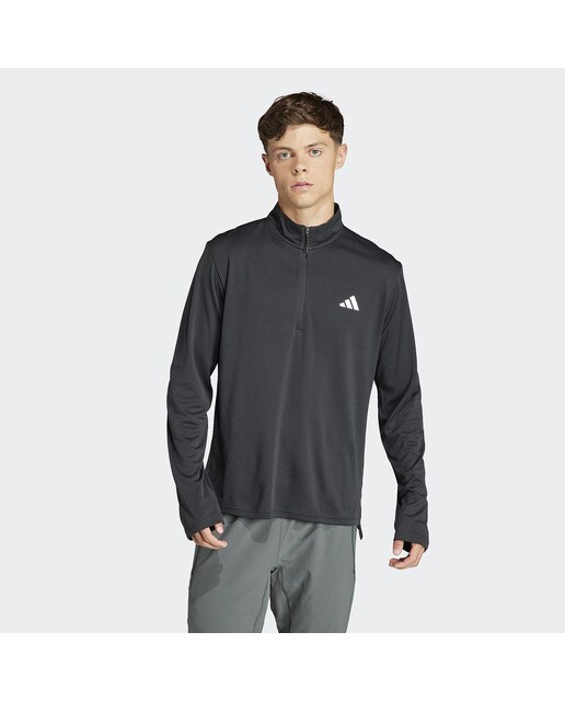 T-shirt de Homem Train Essentials Training 1/4-Zip Preto-1