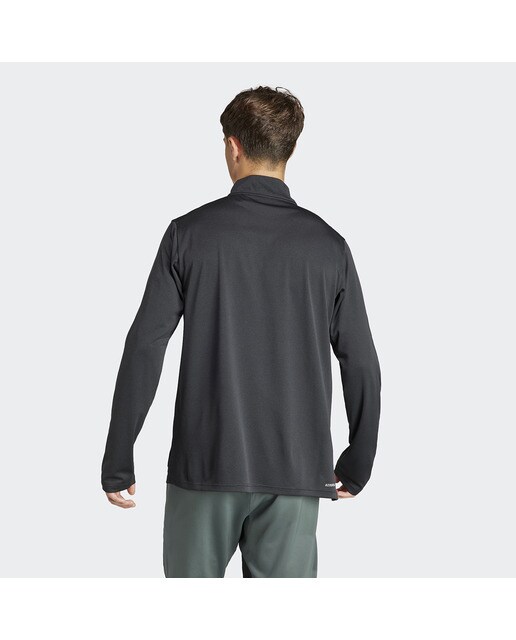 T-shirt de Homem Train Essentials Training 1/4-Zip Preto-2
