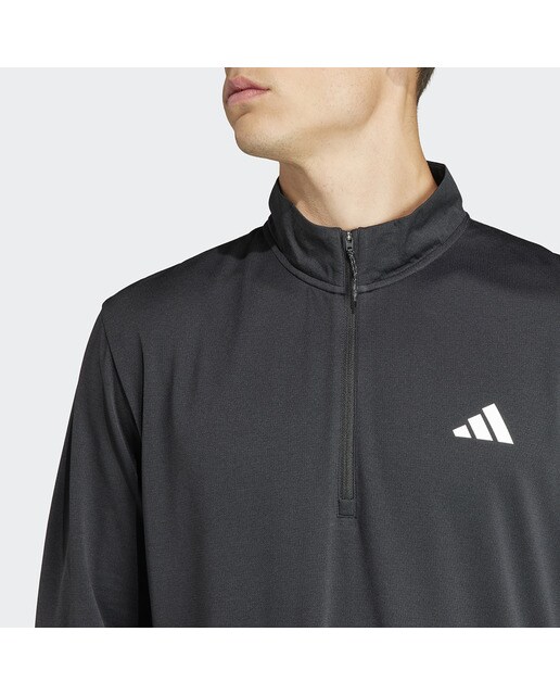 T-shirt de Homem Train Essentials Training 1/4-Zip Preto-3